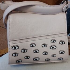 Min & Mon Anastasio Micro Crossbody Handbag Powder Pink Leather